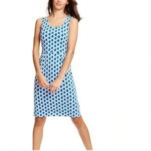 Boden Polka Dot Blue Jersey Sleeveless Dress